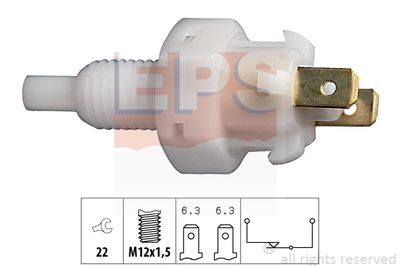 Выключатель фонаря сигнала торможения EPS 1.810.004 для OPEL MANTA
