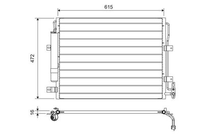KONDENSATOR KLIMAANLAGE
