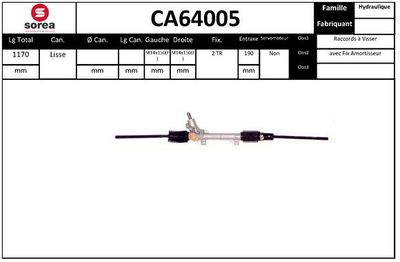 LENKGETRIEBE SNRA CA64005