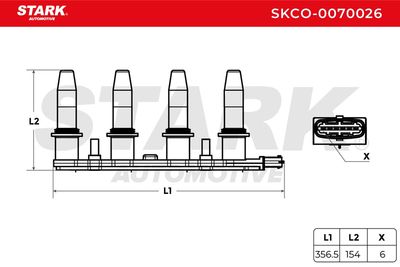 запалителна бобина STARK SKCO-0070026