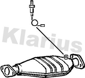 Катализатор KLARIUS 311850 для MITSUBISHI COLT