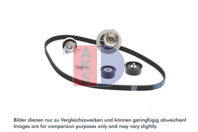 WASSERPUMPE + ZAHNRIEMENSATZ AKS DASIS 570307N