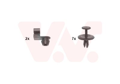 Montážní sada, víko motoru VAN WEZEL 4076797
