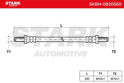 спирачен маркуч STARK SKBH-0820560