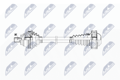 полуоска NTY NPW-WW-032
