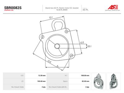 Övre lock, förgasare AS-PL SBR0082S