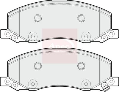 APEC Brake Pad Set, disc brake PAD1696