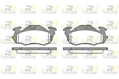 Комплект тормозных колодок, дисковый тормоз ROADHOUSE 2623.00 для SUBARU LIBERO