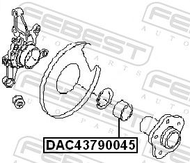 Wheel Bearing DAC43790045