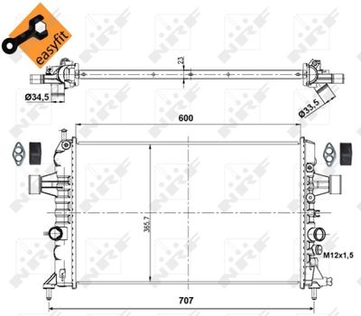 Kylare, motorkylning NRF 53000