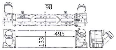 INTERCOOLER COMPRESOR MAHLE CI686000S 1