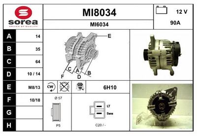 GENERATOR SNRA MI8034