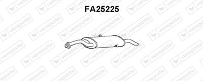 VENEPORTE FA25225 Глушитель выхлопных газов  для FIAT CROMA (154_) 1900 Turbo D i.d. (154.LL, 154.PL)