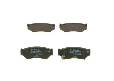 Brake Pad Set, disc brake 0 986 424 251