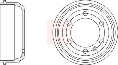 APEC Brake Drum DRM9969