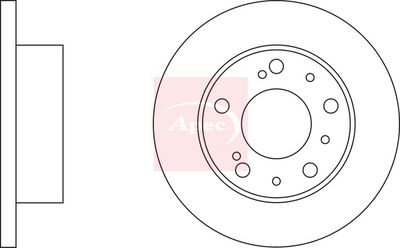 APEC Brake Disc DSK548
