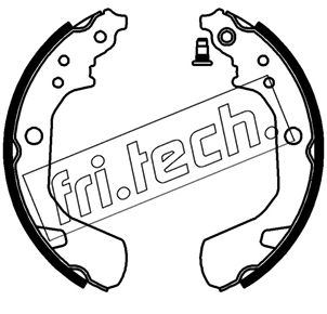 Bremsesko sett fri.tech. 1253.770 for SUZUKI