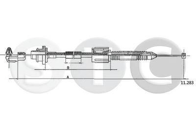 Linka gazu STC T483178