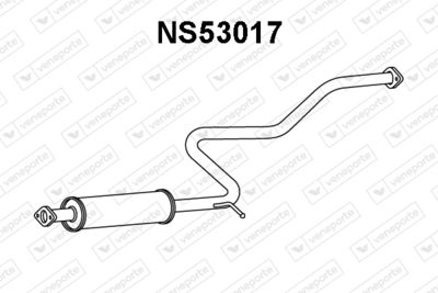 VENEPORTE NS53017 Глушитель выхлопных газов  для NISSAN SUNNY III Traveller (Y10) 1.6 i