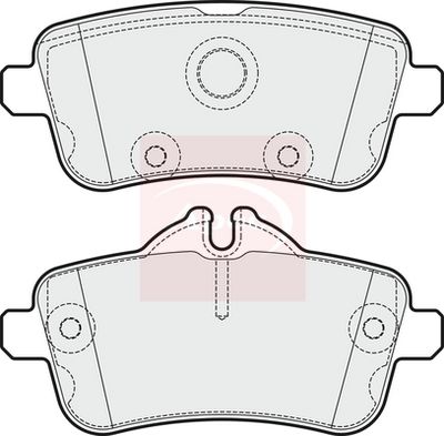APEC Brake Pad Set, disc brake PAD1929