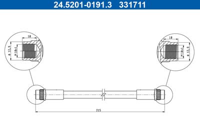 Bromsslang ATE 24.5201-0191.3