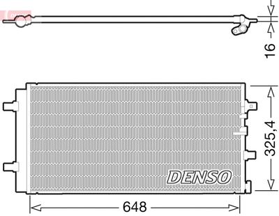 DENSO Kondensator, Klimaanlage