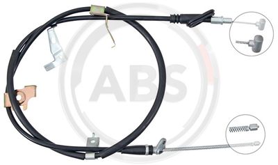 A.B.S. K14145 Трос ручного тормоза  для SUZUKI SX4 (EY, GY) 1.6 VVT (RW 416)
