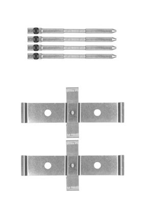 ZUBEHöRSATZ SCHEIBENBREMSBELAG