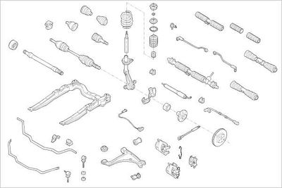 RADAUFHäNGUNG DELPHI OEOPEL000001019F