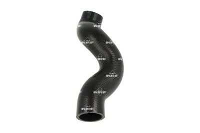 Intercooler slang Links (diameter 38,5/41mm, lengte 315,4mm, zwart) past: OPEL ASTRA G, ZAFIRA A 2.0D/2.2D 02.98-10.05