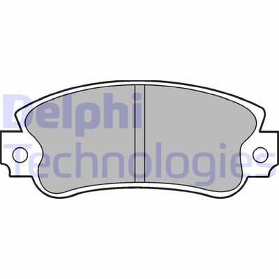 Комплект тормозных колодок, дисковый тормоз DELPHI LP509 для SEAT MALAGA