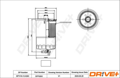 Palivový filtr Dr!ve+ DP1110.13.0263