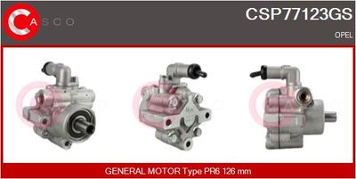 CASCO Hydraulikpumpe, Lenkung Genuine (CSP77123GS)