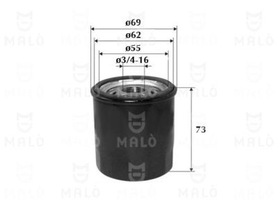 Масляный фильтр AKRON-MALÒ 1510027 для GEELY CK