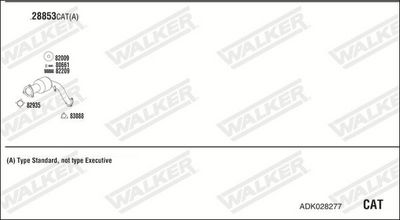 ABGASANLAGE WALKER ADK028277