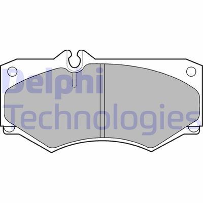 Комплект тормозных колодок, дисковый тормоз DELPHI LP468 для MERCEDES-BENZ T2/L