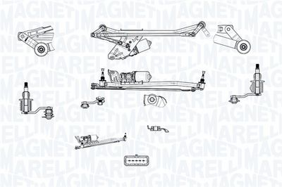 система за стъкломиене MAGNETI MARELLI 064351789010