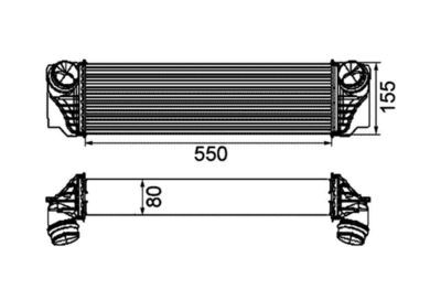 INTERCOOLER COMPRESOR NRF 30793 4