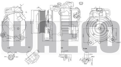 COMPRESOR CLIMATIZARE WAECO 8880100610