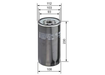 Oljefilter BOSCH F 026 407 048