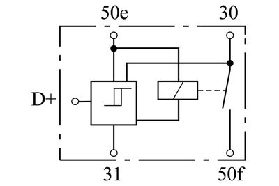 RELAIS STARTWIEDERHOLUNG BOSCH 0331802100 4