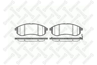 Комплект тормозных колодок, дисковый тормоз STELLOX 1140 001-SX для MITSUBISHI L200
