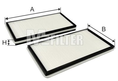 Filtr, vzduch v interiéru MFILTER K 9068-2