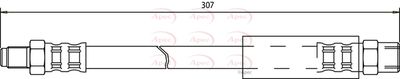 APEC Brake Hose HOS3414