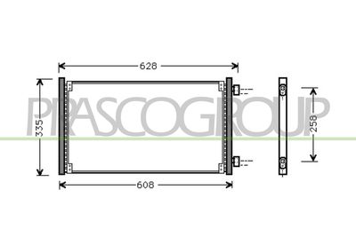 CONDENSATOR CLIMATIZARE PRASCO FT133C005