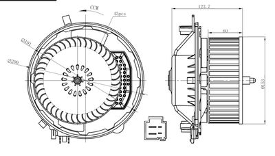 VENTILATOR HABITACLU NRF 34283 4