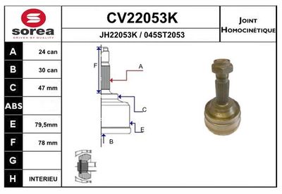 GELENKSATZ ANTRIEBSWELLE