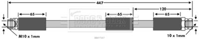 BORG & BECK BBH7547 Тормозной шланг для AUDI A8 D3 (4E2, 4E8)
