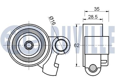 ROLA INTINZATOR CUREA DISTRIBUTIE RUVILLE 541337 1