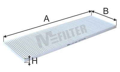 Filtr, vzduch v interiéru MFILTER K 965